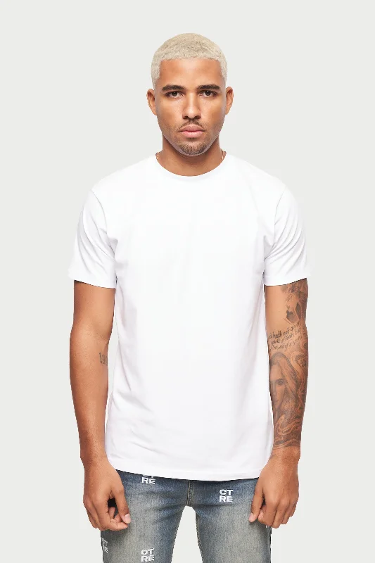 UNBRANDED SLIM T-SHIRT - WHITE