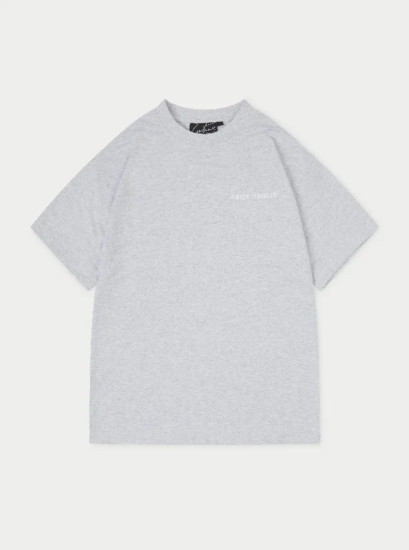 HEAVYWEIGHT COPYRIGHT T-SHIRT - GREY MARL