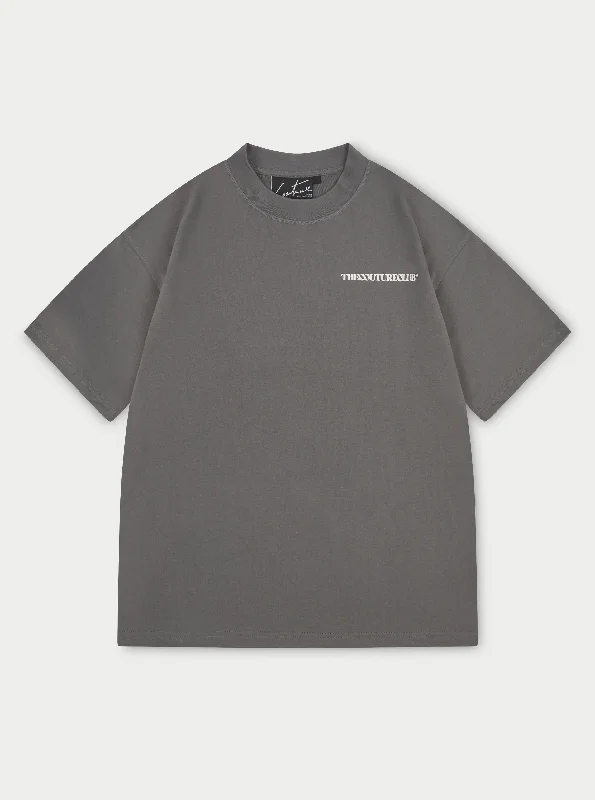 HEAVYWEIGHT COPYRIGHT T-SHIRT - GREY