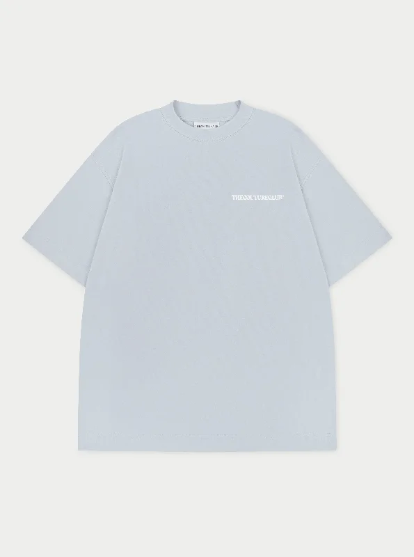 HEAVYWEIGHT COPYRIGHT T-SHIRT - POWDER BLUE