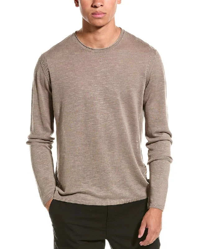 John Varvatos Lex Linen-Blend Slub T-Shirt