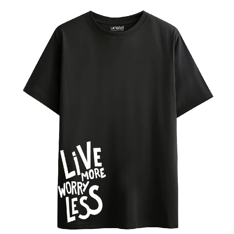 Live more worry less Plus Size T-shirt