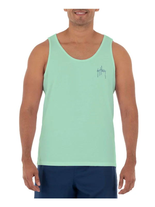 Mens Cotton Graphic Tank Top