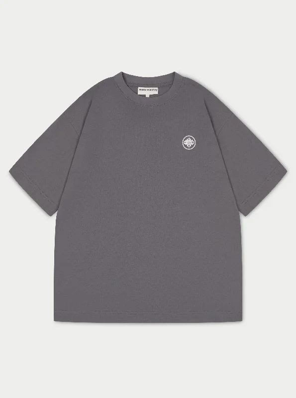 SEASON 24 RELAXED FIT T-SHIRT - CHARCOAL