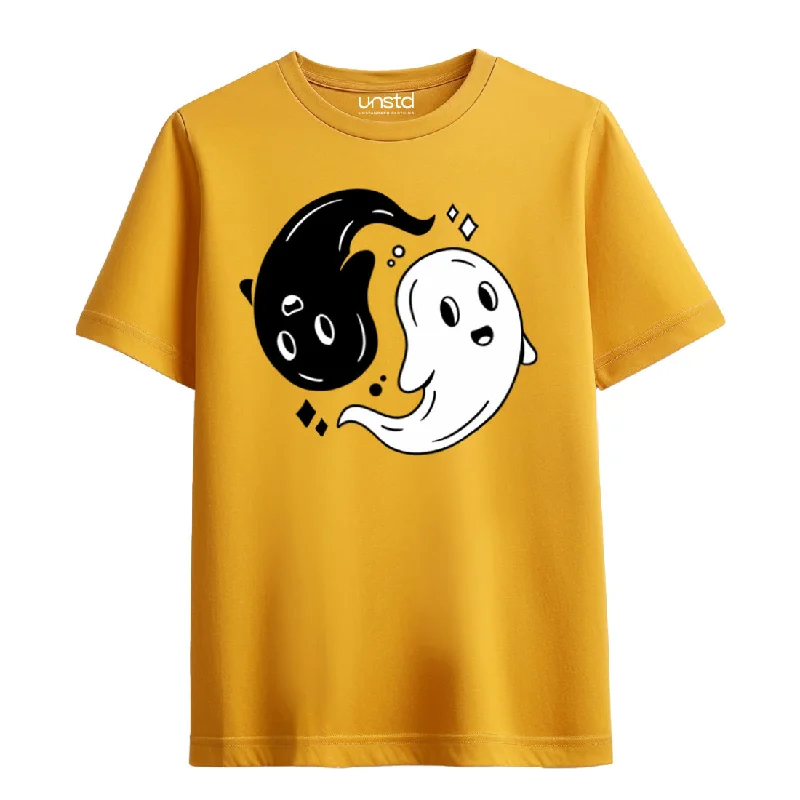 Ying yang ghosts Unisex T-Shirt