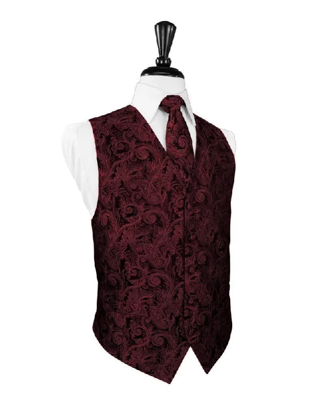 Apple Tapestry Tuxedo Vest