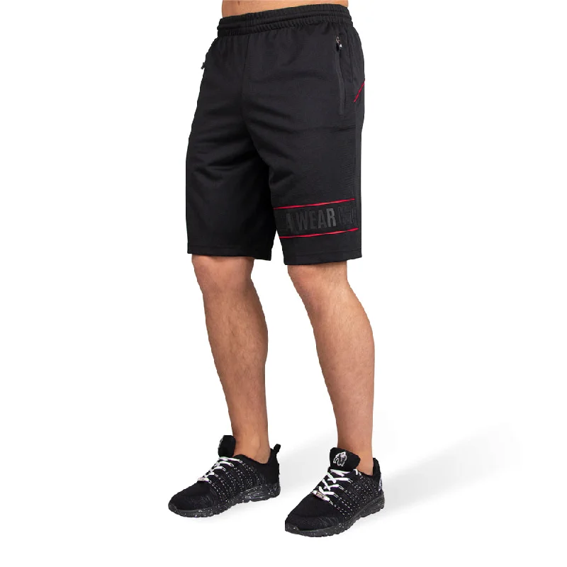 Branson Shorts - Black/Red