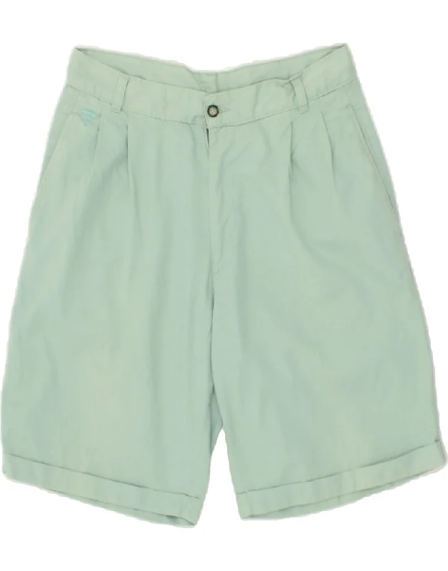 CASSUCI Mens Pegged Chino Shorts IT 48 Medium W32  Green Cotton