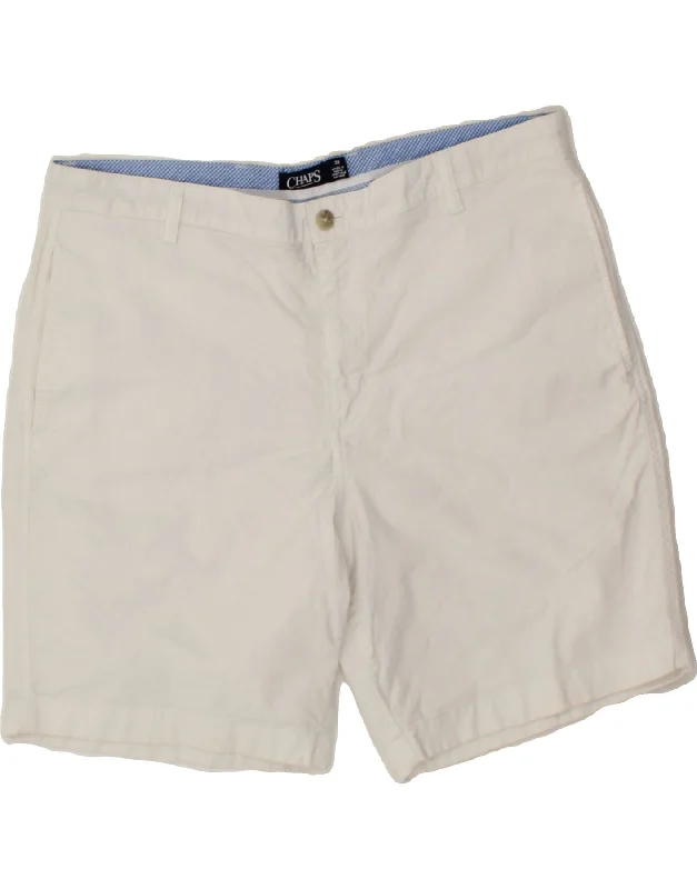 CHAPS Mens Chino Shorts W38 XL White Cotton