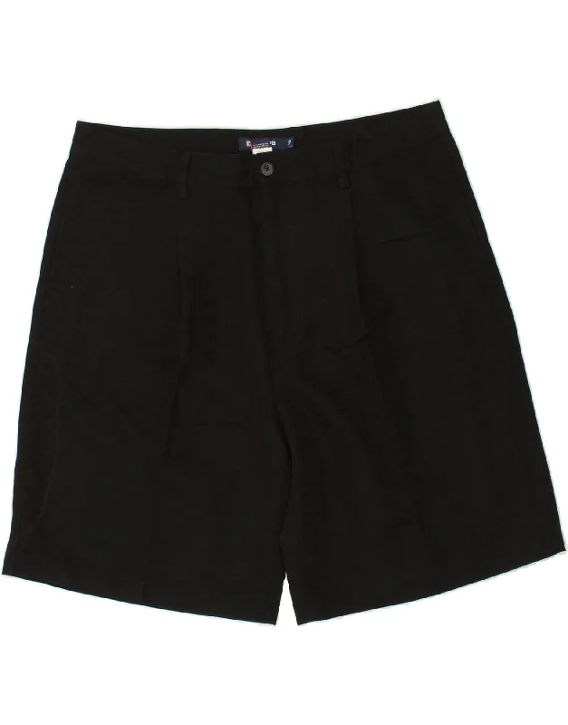 CHAPS Mens Golf Casual Shorts W38 XL Black Polyester