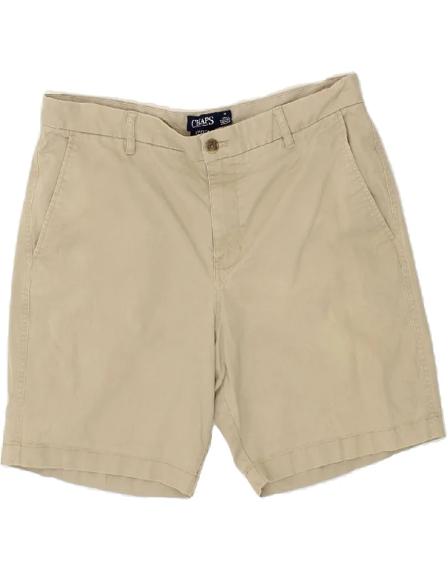 CHAPS Mens Stretch Chino Shorts W36 Large  Beige