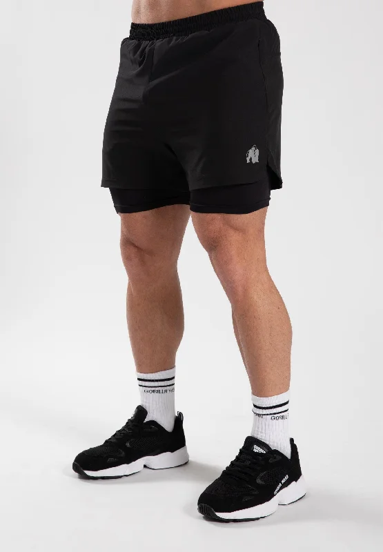 Cortez 2-in-1 Shorts - Black