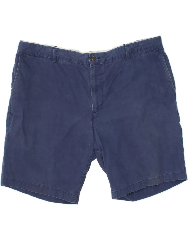 DOCKERS Mens Chino Shorts W44 2XL Navy Blue Cotton