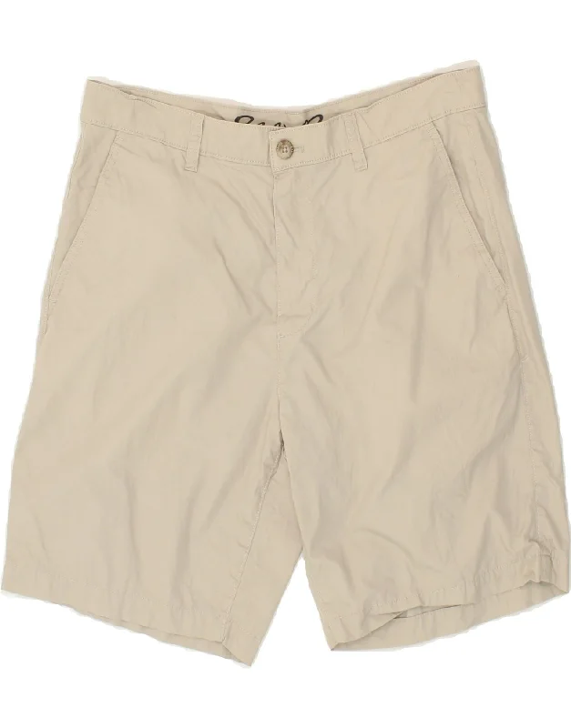 EDDIE BAUER Mens Chino Shorts W32 Medium  Beige Cotton