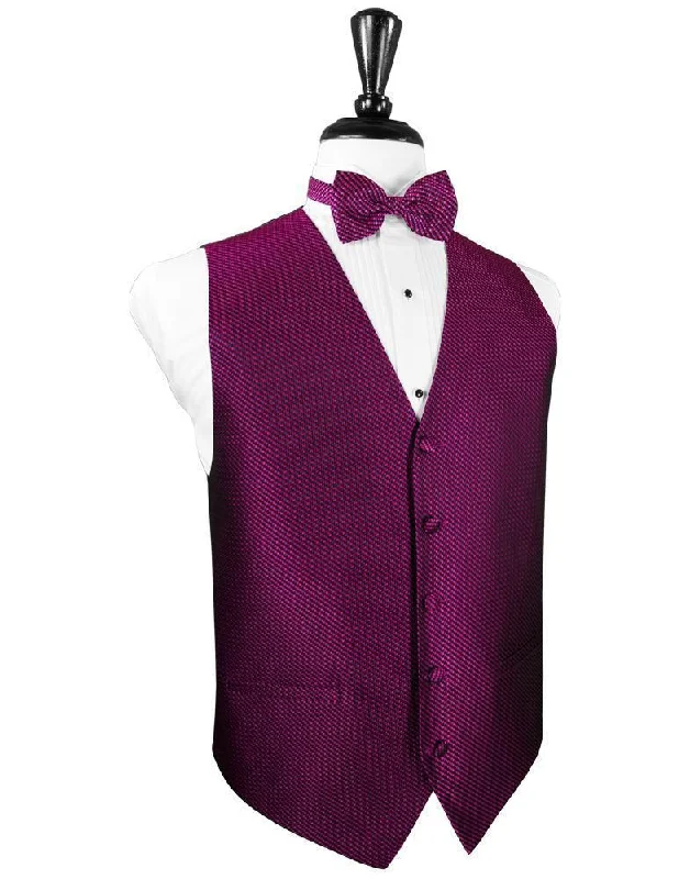 Fuchsia Venetian Tuxedo Vest