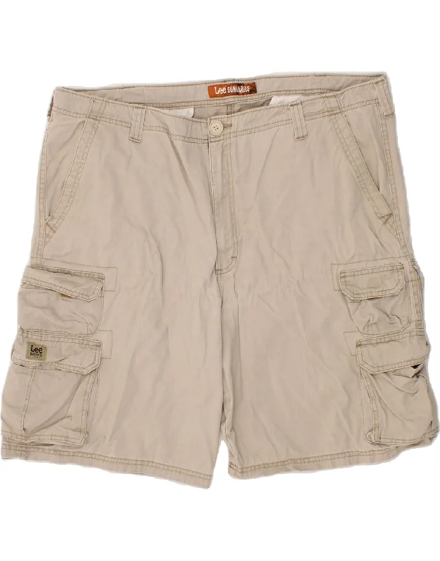 LEE Mens Cargo Shorts W44 2XL Beige