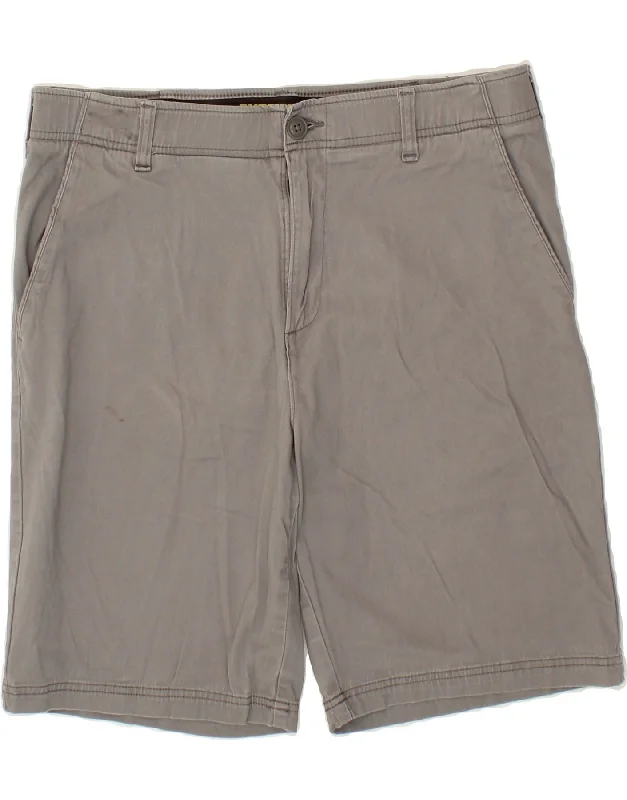 LEE Mens Extreme Comfort Chino Shorts W36 Large Grey Cotton