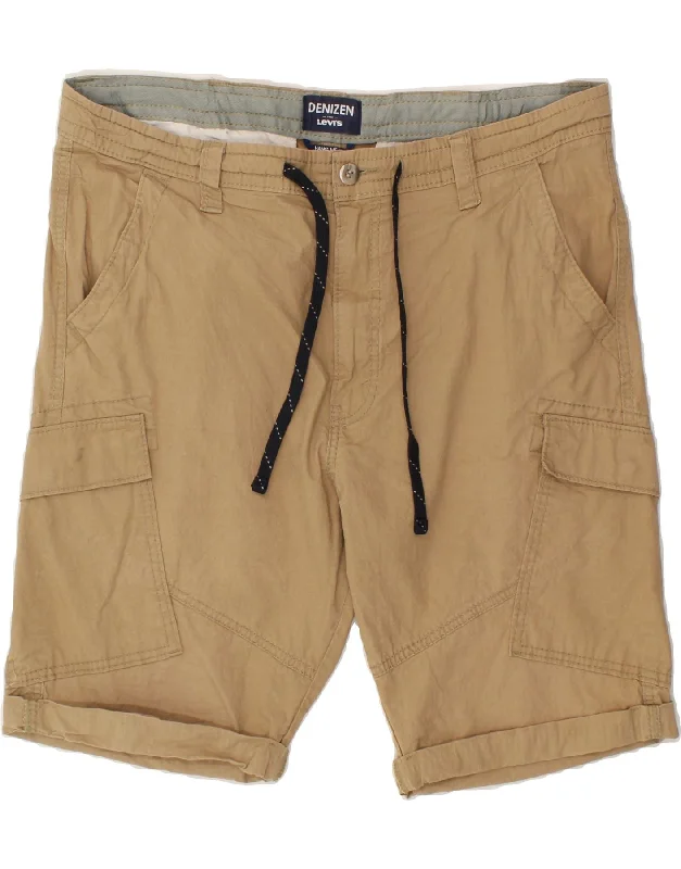 LEVI'S Mens Denizen Cargo Shorts W38 XL Brown Cotton