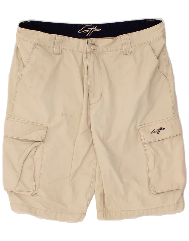 LOTTO Mens Cargo Shorts W32 Medium Grey