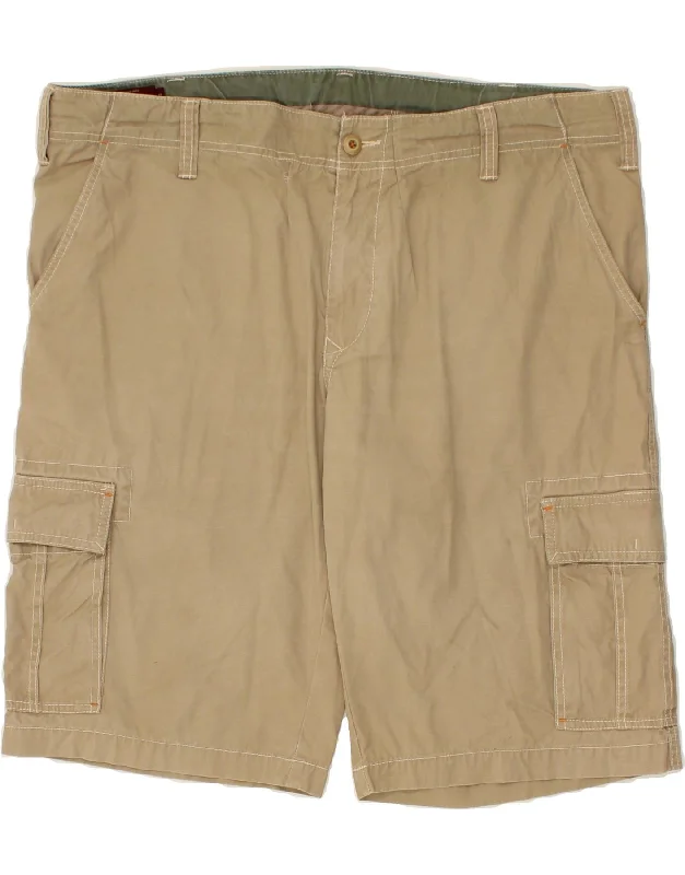 MARLBORO CLASSICS Mens Cargo Shorts W42 2XL Beige