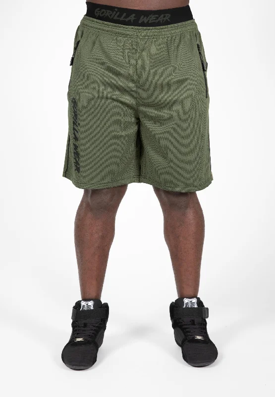 Mercury Mesh Shorts - Army Green/Black