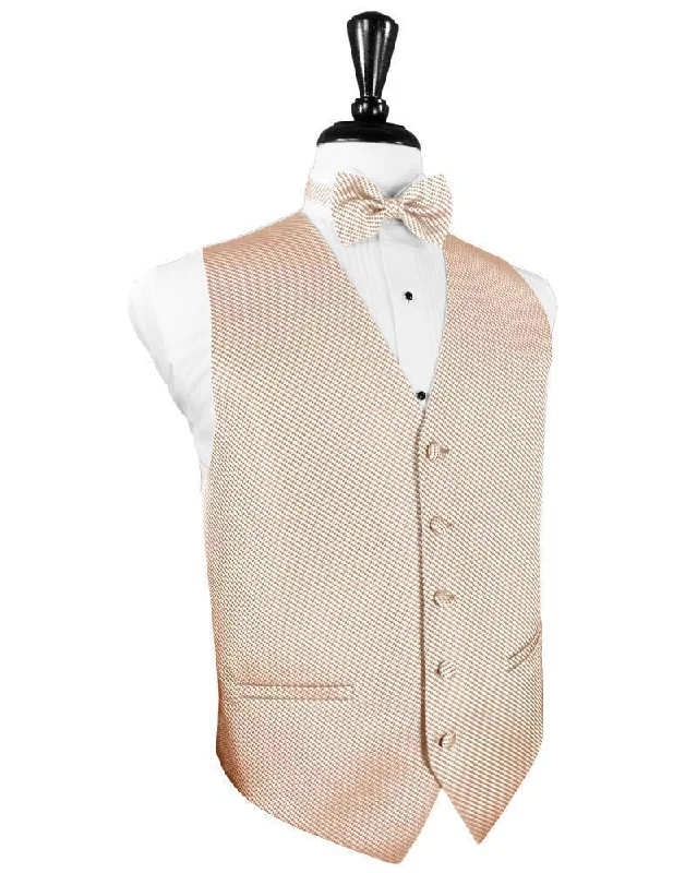 Peach Venetian Tuxedo Vest