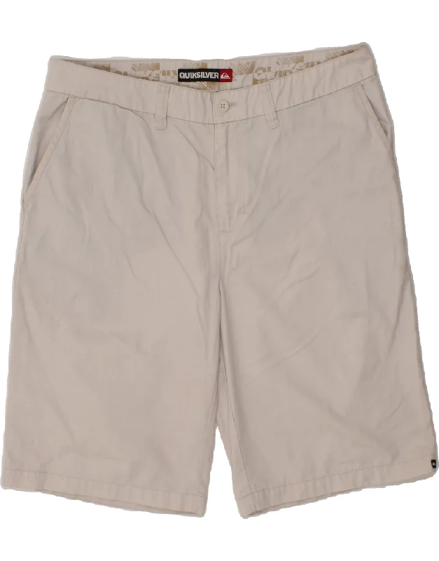 QUIKSILVER Mens Chino Shorts W38 XL Off White