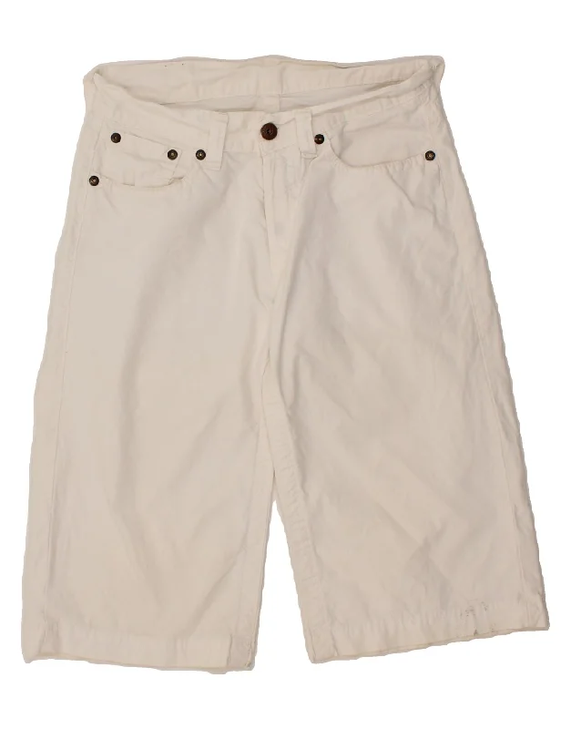 REPLAY Mens Casual Shorts W30 Medium  White