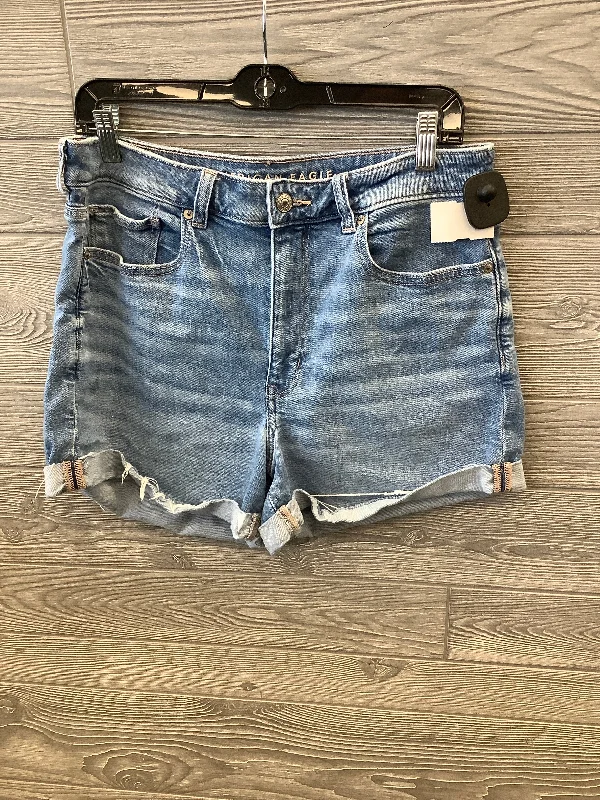 Shorts By American Eagle In Blue Denim, Size: 12