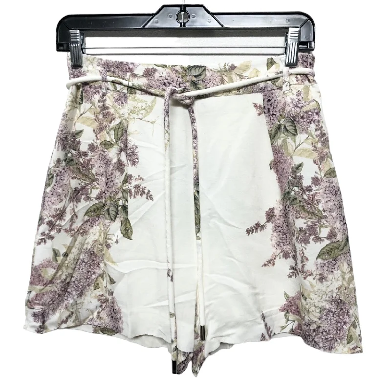 Shorts By Antonio Melani In Floral Print, Size: 4