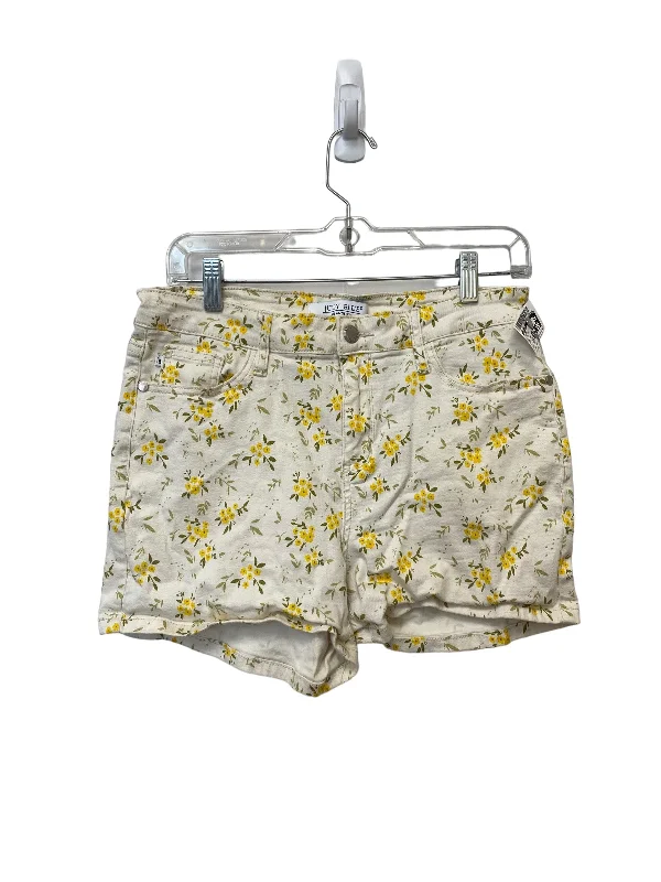 Shorts By Judy Blue In Floral Print, Size: L