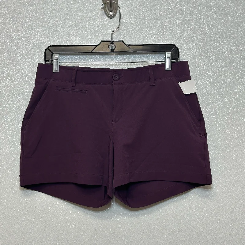 Shorts By Under Armour In Burgundy, Size: 10