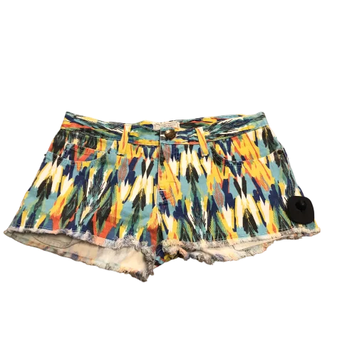 Shorts Designer By Current Elliott In Multi-colored, Size: 0