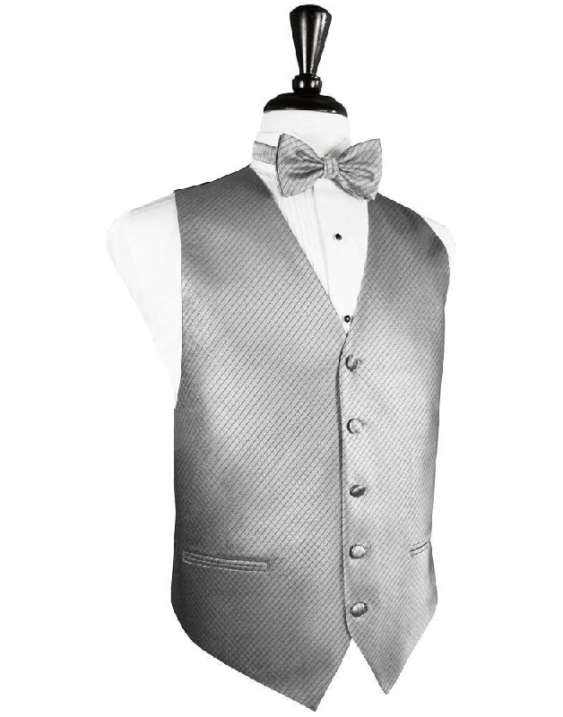 Silver Palermo Tuxedo Vest