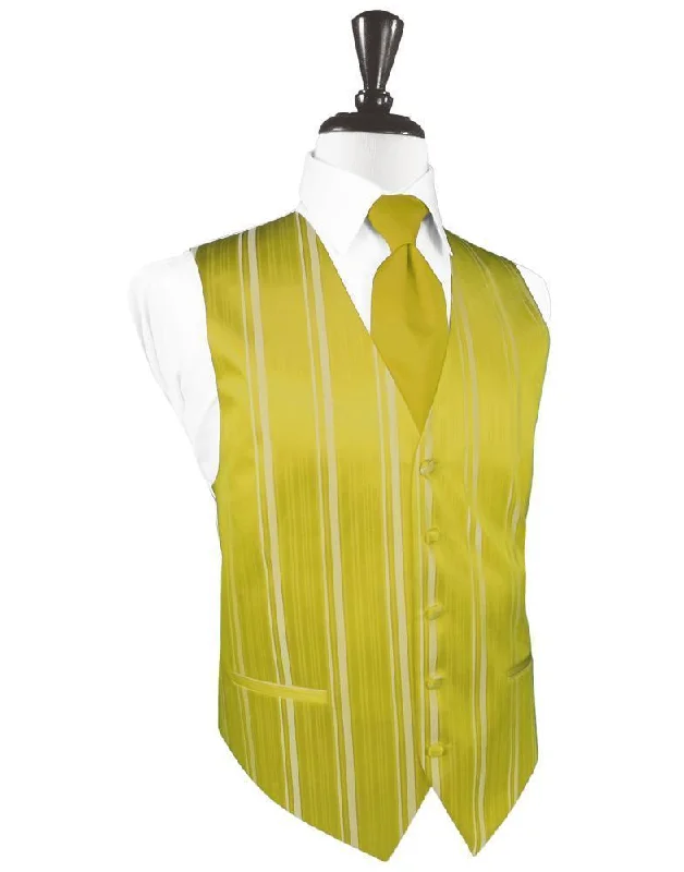 Willow Striped Satin Tuxedo Vest