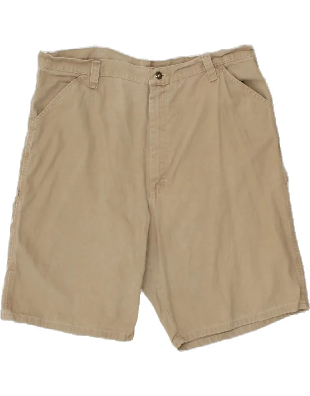 WRANGLER Mens Cargo Shorts W42 2XL  Beige Cotton