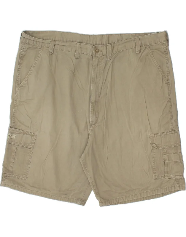 WRANGLER Mens Cargo Shorts W50 4XL Khaki