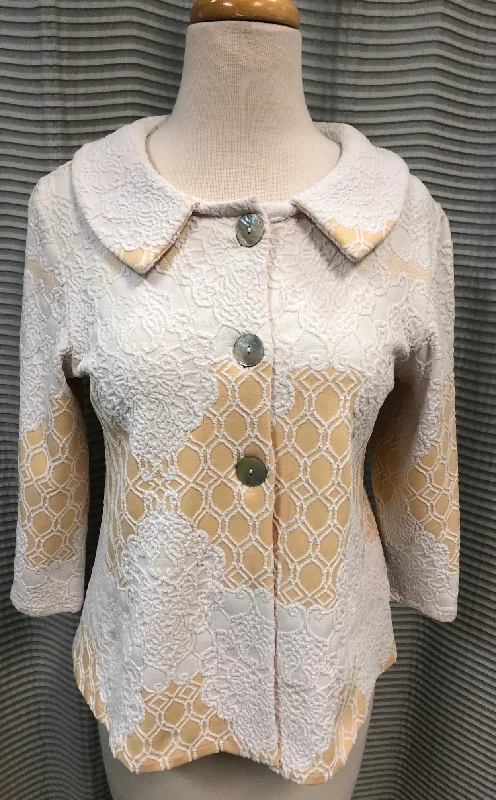 Andria Lieu Ivory Francesca Jacket