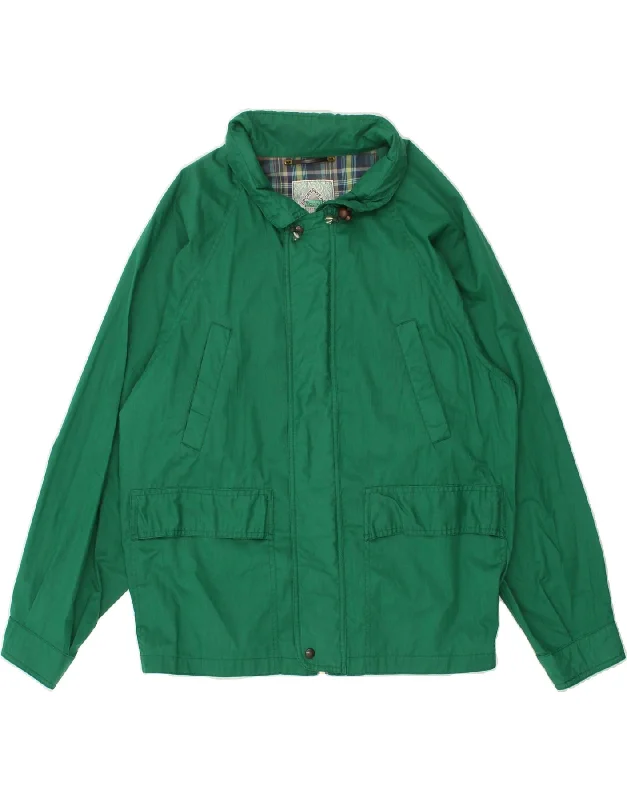 RADICI Mens Utility Jacket IT 50 Large Green Polyester