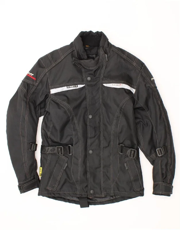 ROLEFF Mens Racer Jacket UK 34 XS Black Polyester