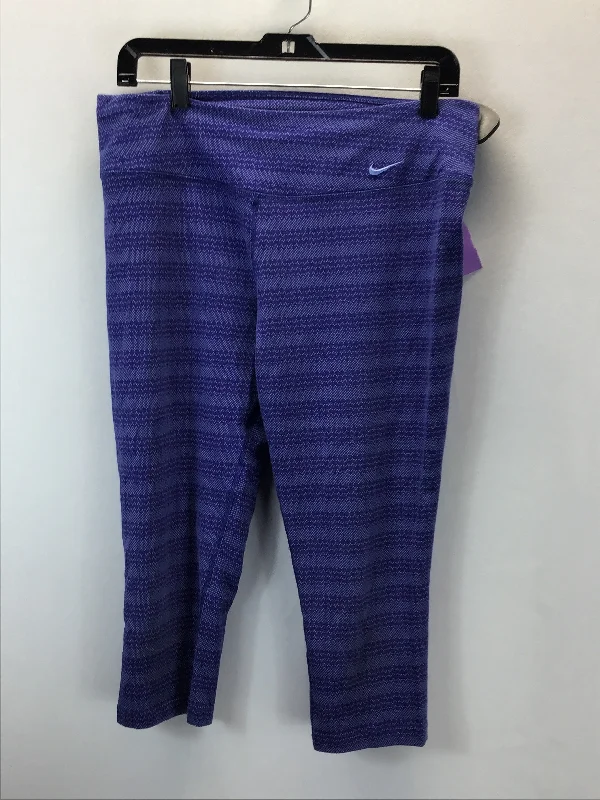 Athletic Leggings Capris By Nike Apparel  Size: L