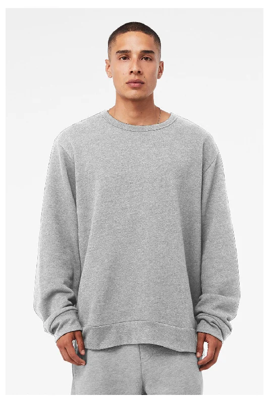 Bella + Canvas Mens Classic Crewneck Sweatshirt - Heather Grey