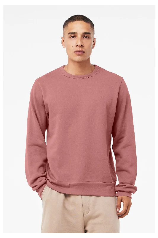 Bella + Canvas Mens Classic Crewneck Sweatshirt - Mauve