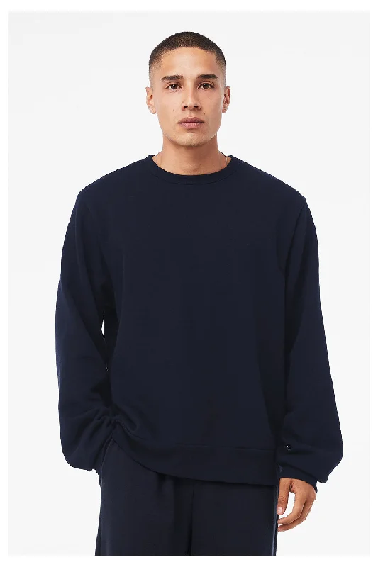 Bella + Canvas Mens Classic Crewneck Sweatshirt - Navy Blue