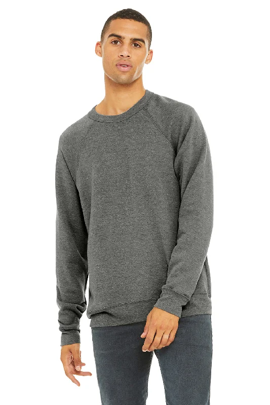 Bella + Canvas Mens Sponge Fleece Crewneck Sweatshirt - Grey