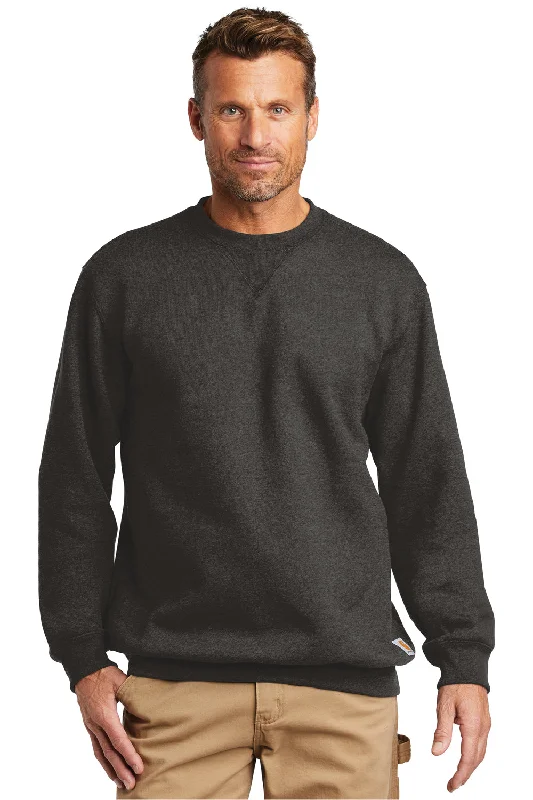 Carhartt Mens Crewneck Sweatshirt - Heather Carbon Grey