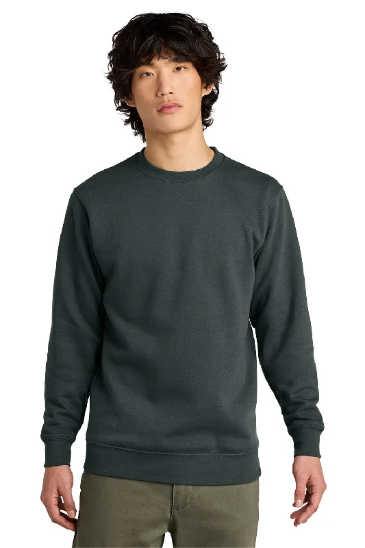 District Mens Very Important Fleece Crewneck Sweatshirt - Charcoal Grey