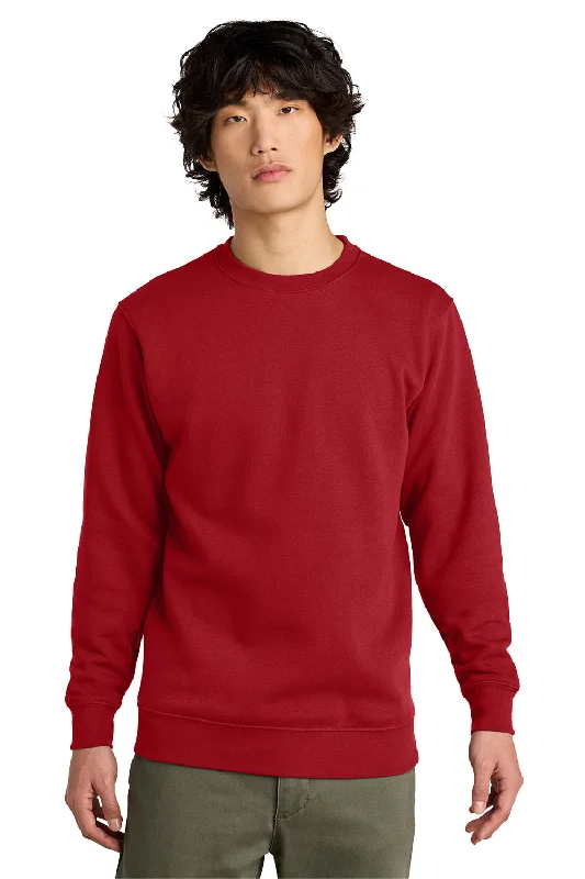 District Mens Very Important Fleece Crewneck Sweatshirt - Classic Red