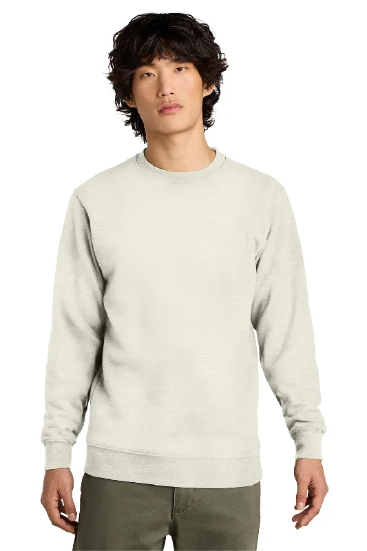 District Mens Very Important Fleece Crewneck Sweatshirt - Heather Oatmeal