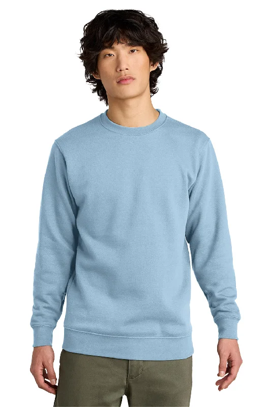 District Mens Very Important Fleece Crewneck Sweatshirt - Ice Blue